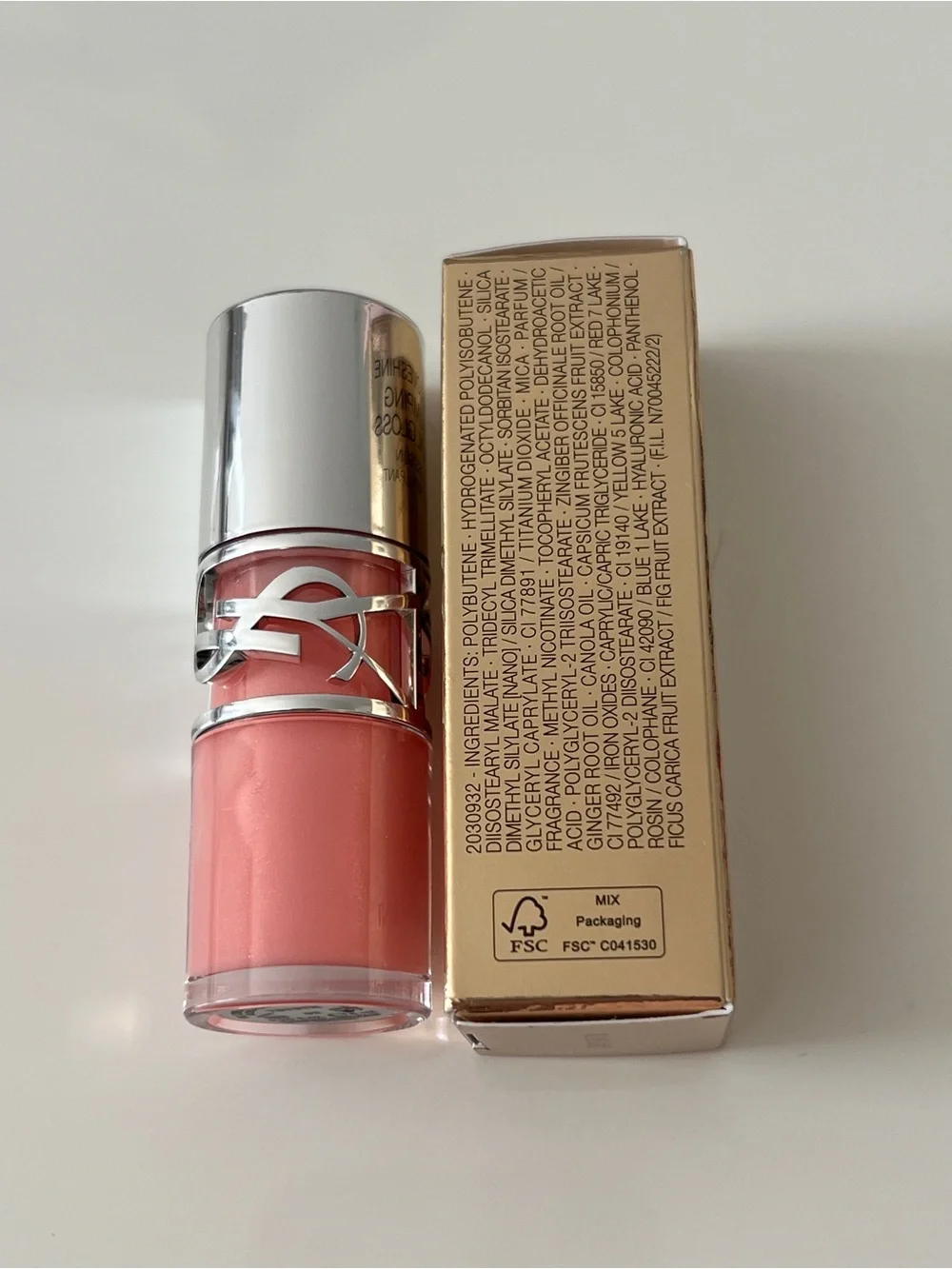 Yves Saint Laurent YSL Loveshine Plumping Lip Oil Gloss - 02 Lucky Moonstone - Picture 2 of 9